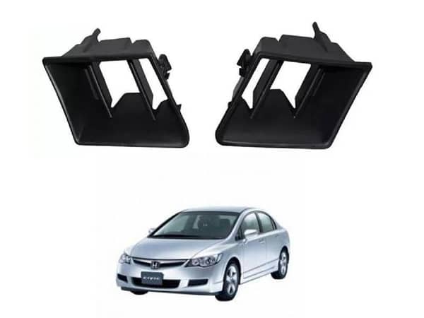 Honda Civic Reborn 2006-2012 Fog Light Cover - Fog Lamp Cover  - 2 Pcs