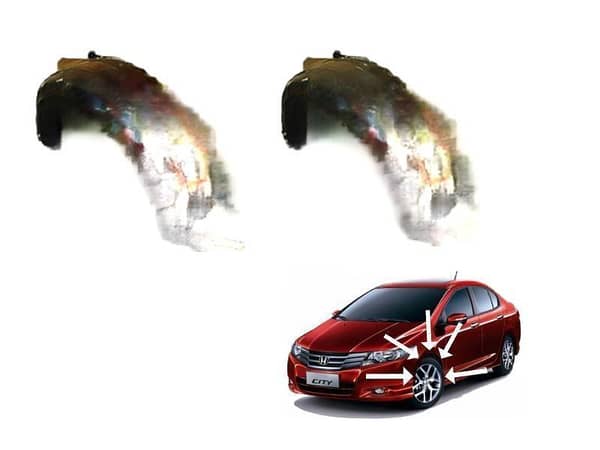 Right Side Fender Shield for Honda City 2009-2020 - Set of 2