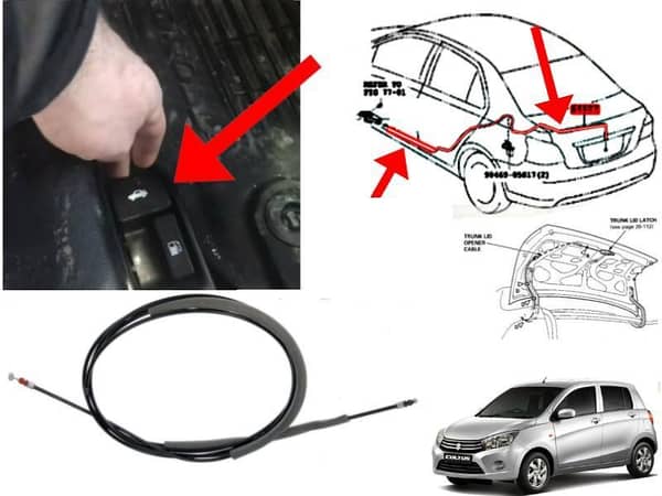 Suzuki Cultus Trunk Release Cable (2017-2024) - Diggi Cable