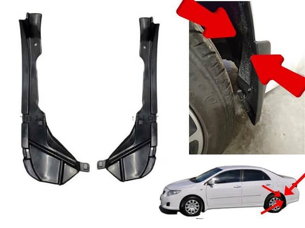 Rear Fender Flares for 2009-2014 Toyota Corolla - Set of 2