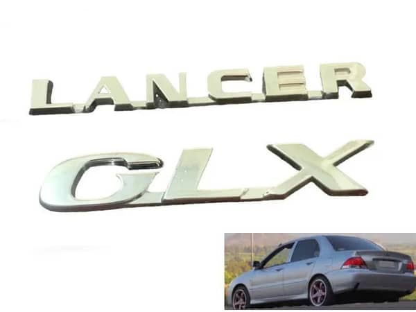 Emblem Monogram for Mitsubishi Lancer GLX (2004-2008)