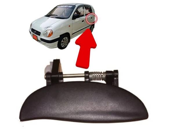 Outer Rear Left Side Handle for Hyundai Santro 2003-2014 | 1 Piece