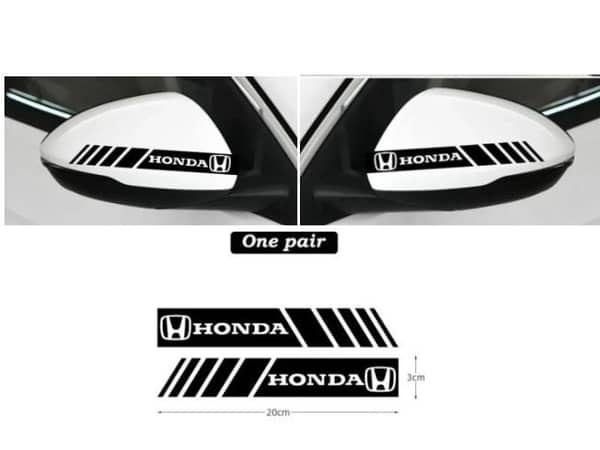 Honda Side Mirror Sticker | 2 Pcs