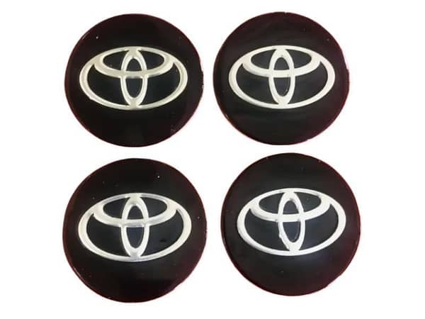 Toyota 2.2 Inch Wheel Cap Stickers - Set of 4