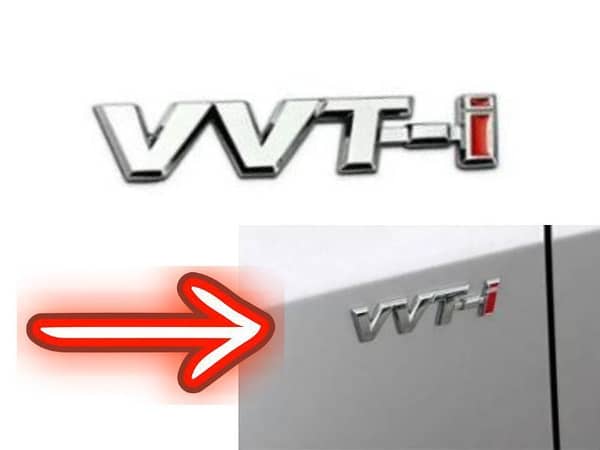 Toyota Corolla VVTi Monogram Set - Enhancing Your Vehicle's Style