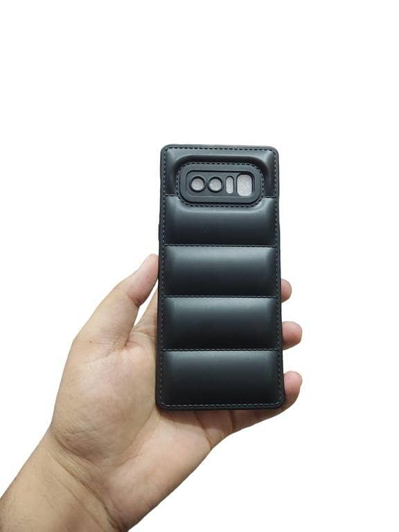 Samsung Galaxy Note 8 Soft Puffer Printed Case Down Jacket Back Cover Phone Case