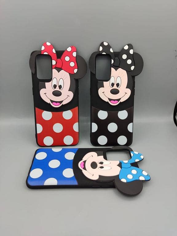 OPPO F19 Back Cover Mickey and Minnie Mouse Hello Kitty Cartoon Case
