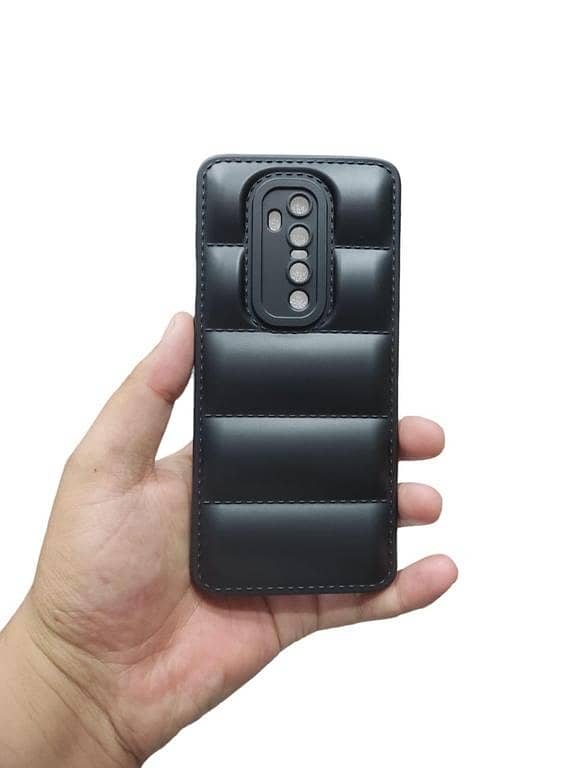 One Plus 7 Pro / One Plus 7T Pro Back Cover Soft Puffer Down Jacket Camera Protection Phone Case