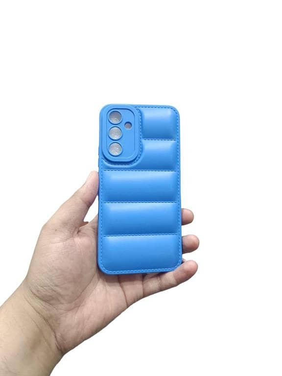 Samsung Galaxy A54 5G Back Cover Soft Premium Puffer Down Jacket Camera Protection Phone Case