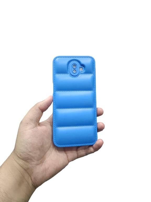 Samsung Galaxy J6 Plus ( J6+) Back Cover Soft Premium Puffer Down Jacket Camera Protection Phone Case