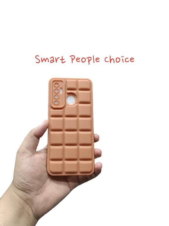 Tecno Camon 17 Soft Puffer Camera Protection Back Cover Case