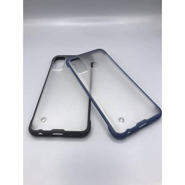 Tecno Pouvior 4 / 4 Pro Rimless Matte Hard PC Shockproof Back Cover