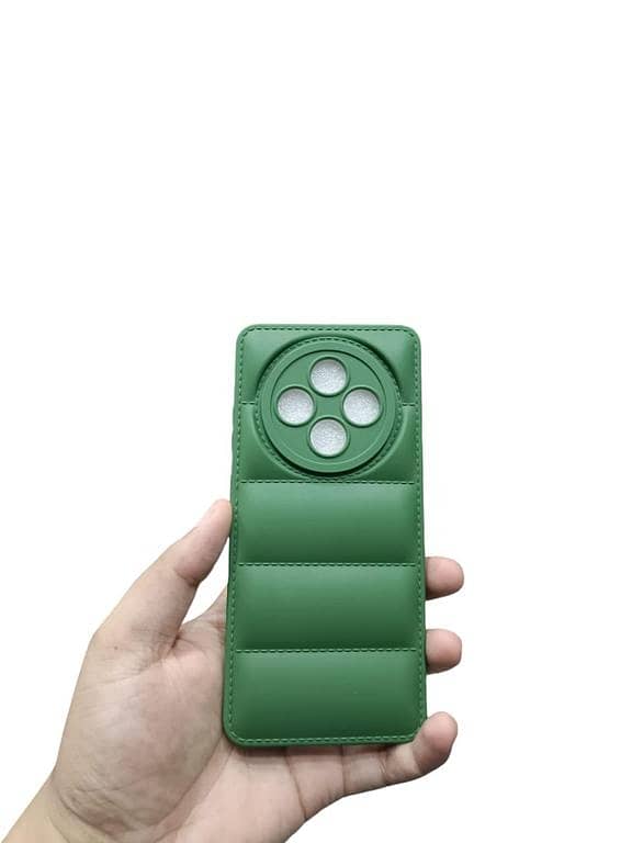 OPPO Reno 12F Back Cover Soft Puffer Down Jacket Camera Protection OPPO Reno 12F Phone Case
