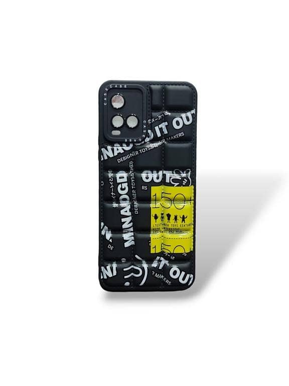 Vivo_ Y33S Y21 2021 Y21S Y21T  Y21A Y33T Soft Puffer Camera Protection Down Jacket Case Back Cover