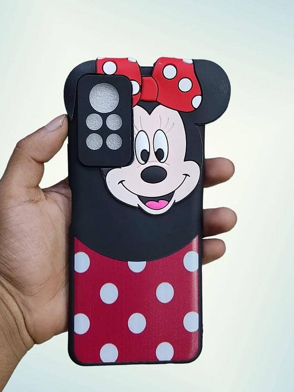 infinix Note 11 Pro Back Cover Mickey Mouse Cartoon Case Hello Kitty Type