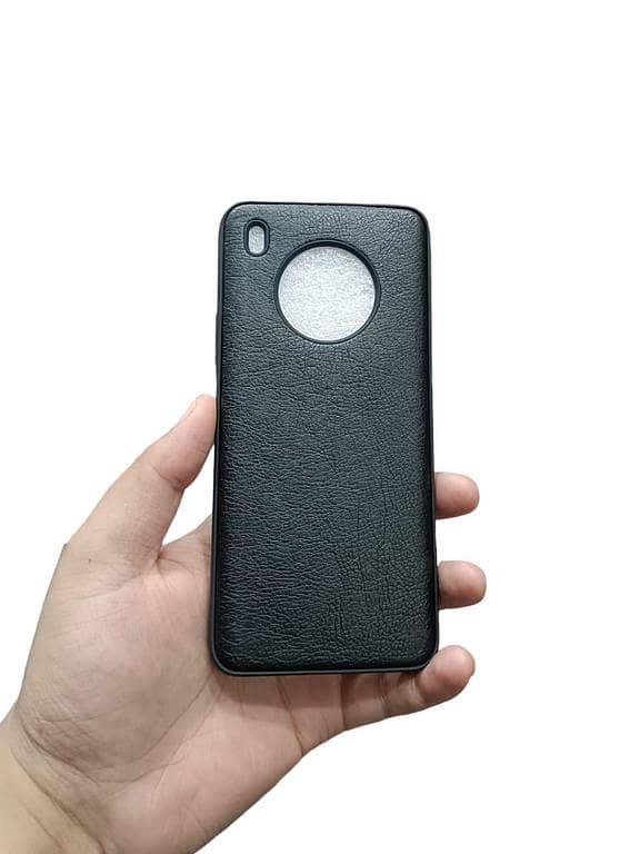 Huawei Y9A Back Cover Soft Leather Texture Phone Case