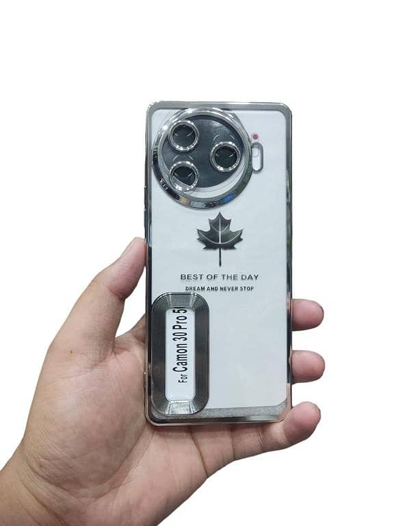 Tecno Camon 30 Pro 5G Back Cover Soft Transparent TPU Electroplated Camera Protection Camon 30 Pro 5G Phone Case