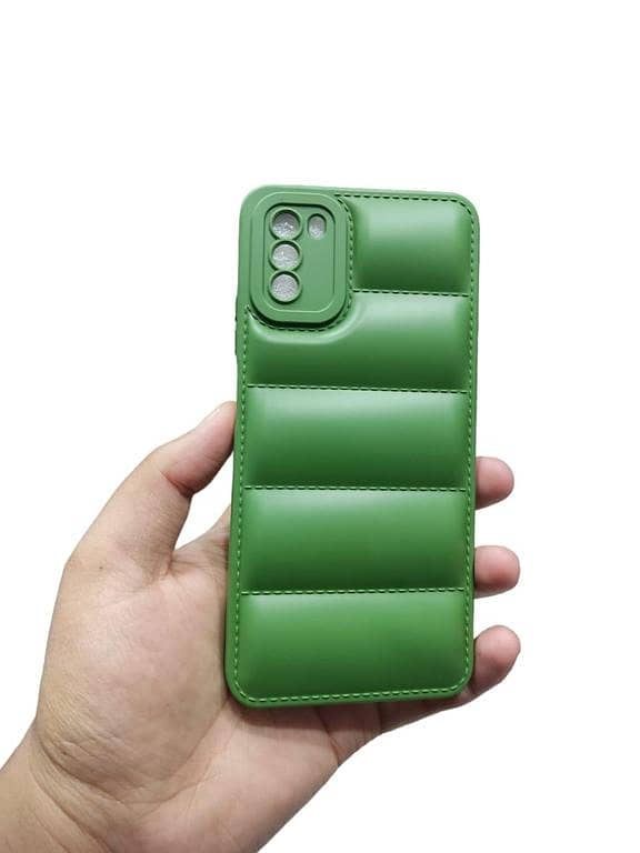 POCO M3 Back Cover Soft Puffer Case Camera Protection Phone Case