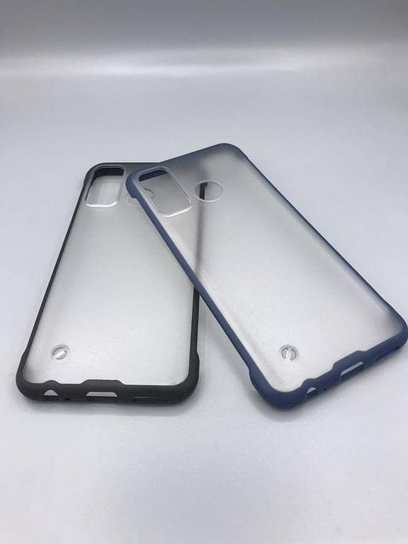Infinix Hot 9 Play Rimless Design Case Matte Scrub Hard PC Shockproof Back Cover Framless