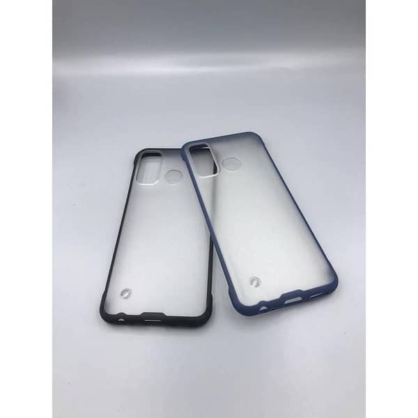 Infinix Hot 9 Play Rimless Design Case Matte Scrub Hard PC Shockproof Back Cover Framless