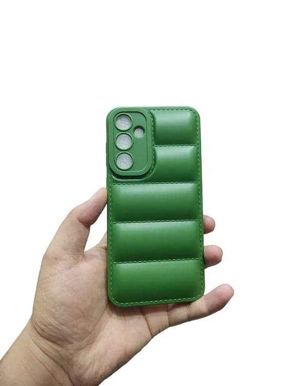 Samsung Galaxy S23FE ( S23 fe ) Back Cover Soft Puffer Camera Protection Down Jacket Phone Case