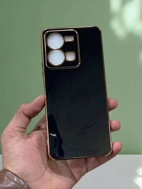 Vivo_ Y35  ( Y35 ) 6D Plating Soft Case Lens Protection Silicone Glossy Shockproof Phone Back Cover