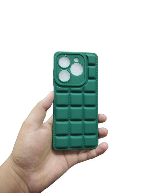 Tecno Spark 20 / Spark 20C / Smart 8 Plus / Smart 8 Pro / Smart 8 / Hot 40i Soft Official Clothe Case with camera protection Back Cover
