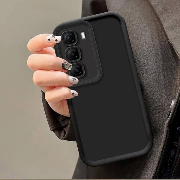 Infinix Hot 50 Pro Back Cover Soft Liquid Silicone Solid Color Camera Protection Phone Case For Hot 50 Pro ( Hot 50 Pro )