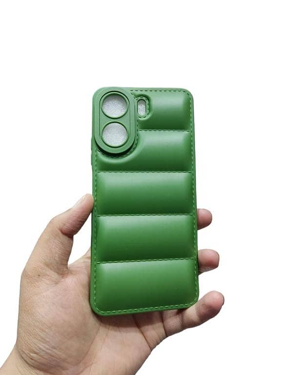 Redmi 13C / POCO C65 Soft Puffer Chocolate design Back Cover