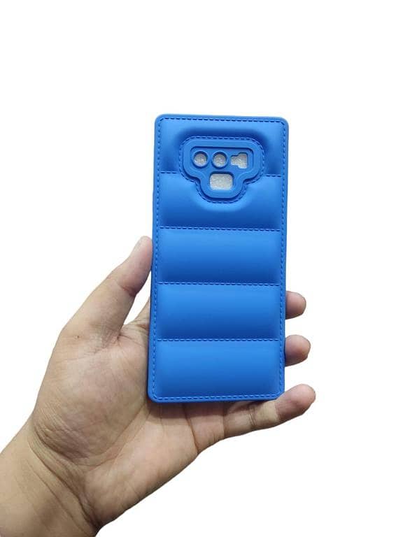 Samsung Galaxy Note 9 Back Cover Soft Puffer Down Jacket Camera Protection Phone Case