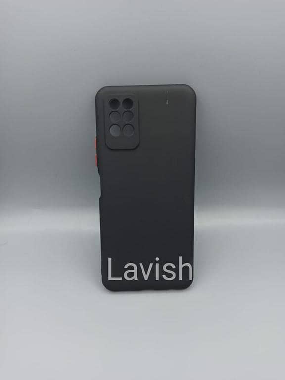 Infinix Note 8i Soft Matt Color Button  Camera Protection TPU Design Case Matte Scrub Shockproof Back Cover