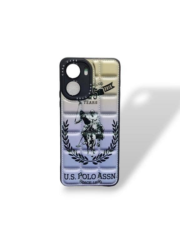 Vivo Y16 / Y02s Back Cover Soft Puffer Down Jacket Camera Protection Phone Case