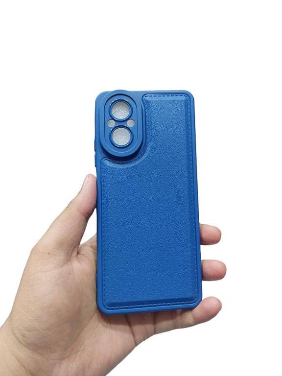 Realme C67 Back Cover Soft Carbon Texture Leather Case Camera Protection Phone Case