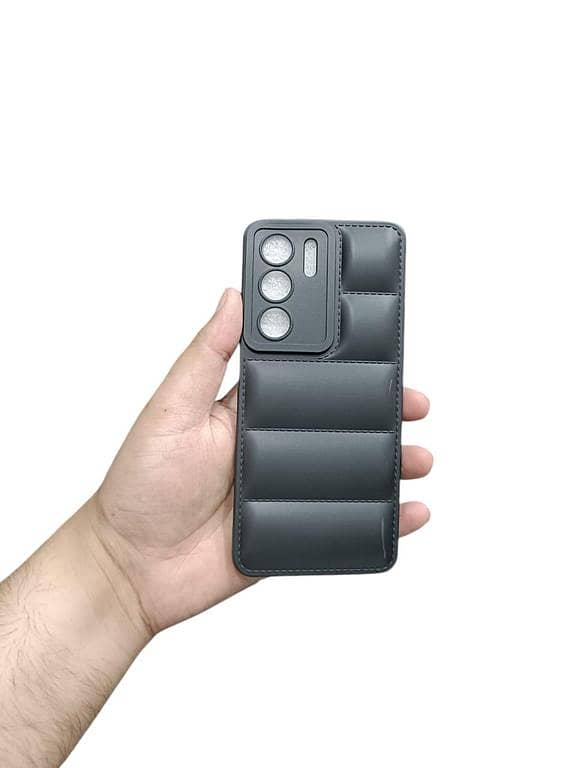 Realme C75 4G / C75x / C71 Back Cover Soft Puffer Down Jacket Box Design Camera Protection Realme C75 4G / C75x / C71 Phone Case
