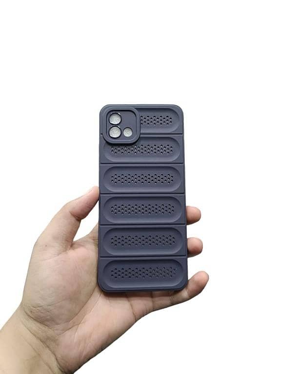 OPPO A16K / A16E ( A16k / A16E ) Back Cover Soft Matt Camera Protection Puffer Down Jacket Back Case Cover