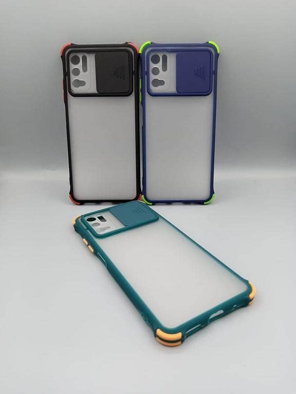 Redmi Note 10 5G Slide Window Shutter Camera Lens Protector Back Cover