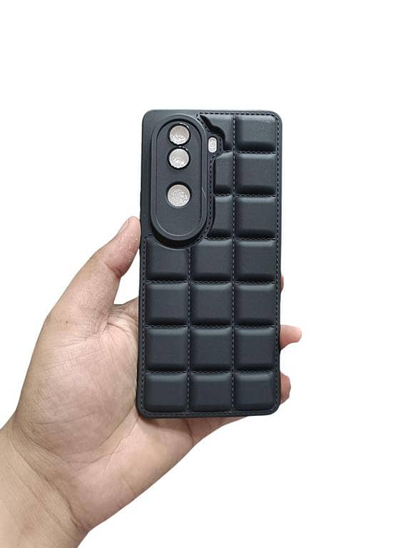 Vivo V40E Back Cover Soft Matt Liquid silicone Box Design Puffer Down Jacket Transparent Camera Protection Phone Case For Vivo V40E