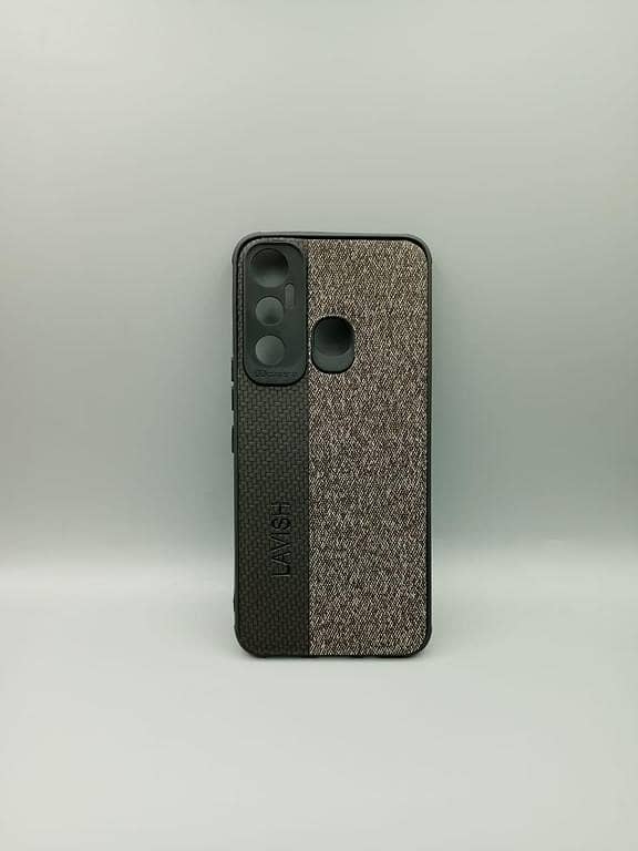 Infinix Hot 11 Lavish Soft Fabric Double Color Premium Design Leather Case