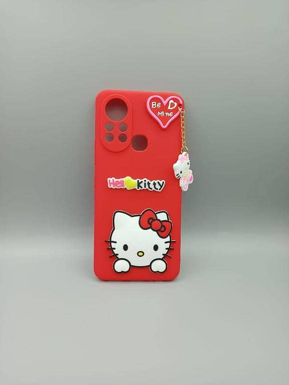 Infinix Hot 11s  Back Cover Mickey and Minnie Mouse Hello Kitty Cartoon Case