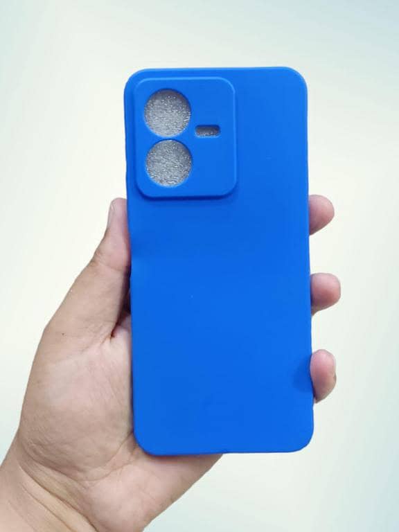 Vivo_ Y22 / Y22s Back Cover Soft Plain Matt Case