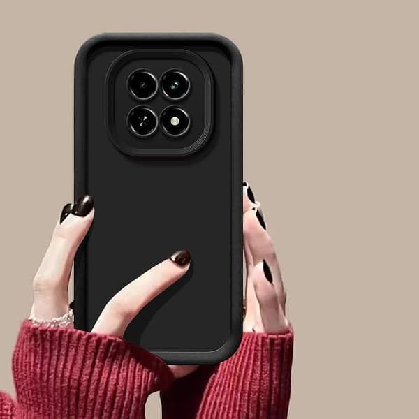 Redmi Note 14 Pro Plus 5G Rimless Design Case Matte Scrub Hard PC Shockproof Back Cover Framless
