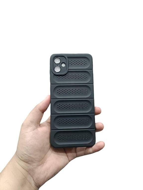 Samsung Galaxy A05 Back Cover Soft Puffer Down Jacket Camera Protection Phone Case