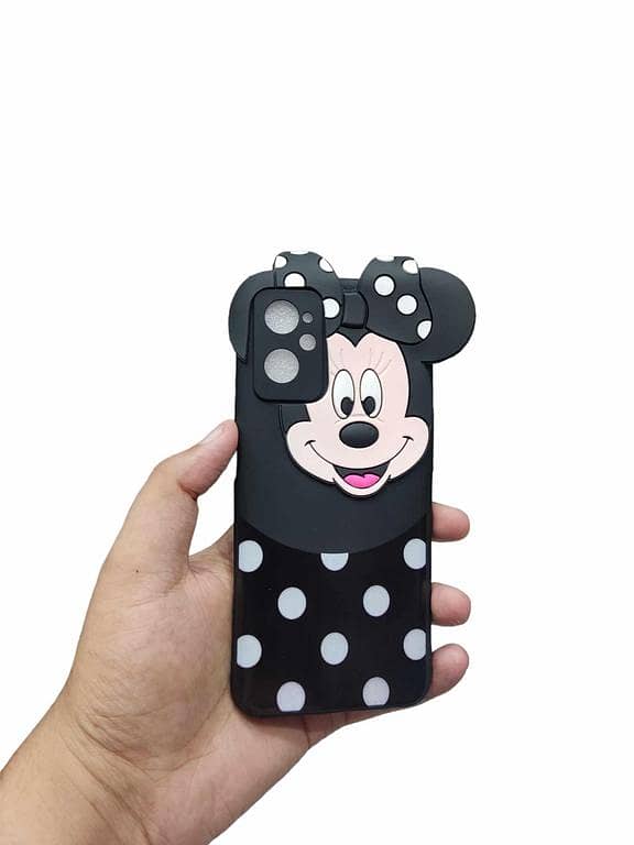 OPPO A96 / A76 / Realme_ 9i Back Cover Mickey and Minnie Mouse Hello Kitty Cartoon Case