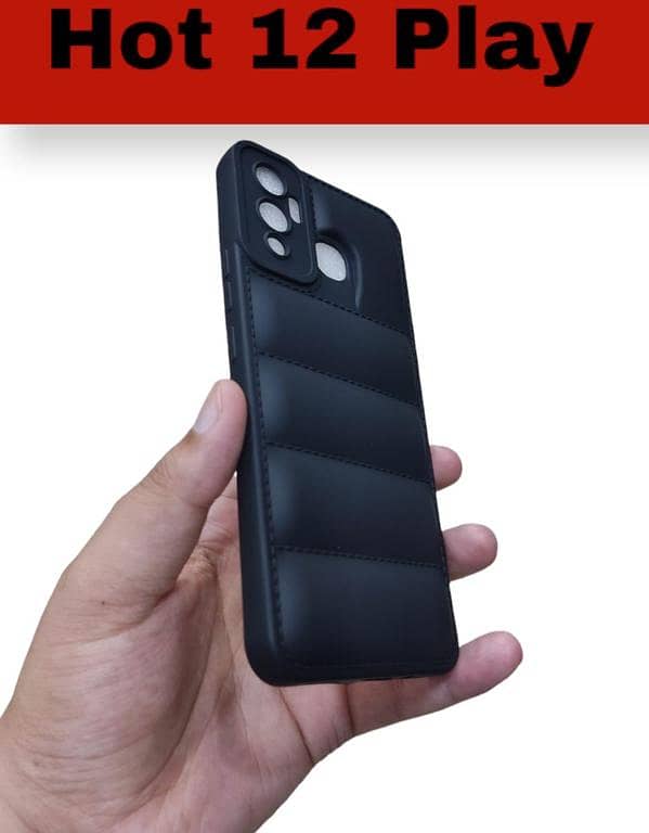 Infinix Hot 12 Play Soft Matt Camera Protection Back Case Cover