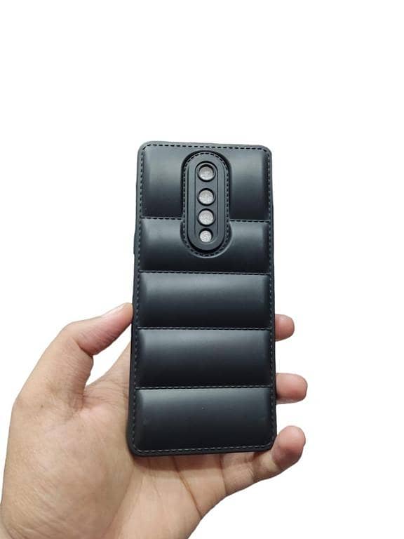 One Plus 8 4G ( 1+ 8 ) Back Cover Soft Puffer Camera Protection Down Jacket Back Case