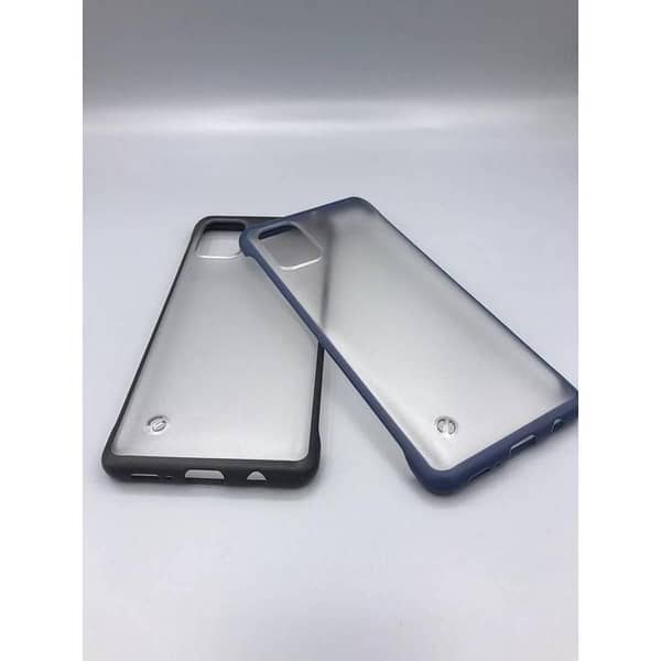OPPO A52 / A92  Rimless Design Case Matte Scrub Hard PC Shockproof Back Cover Framless