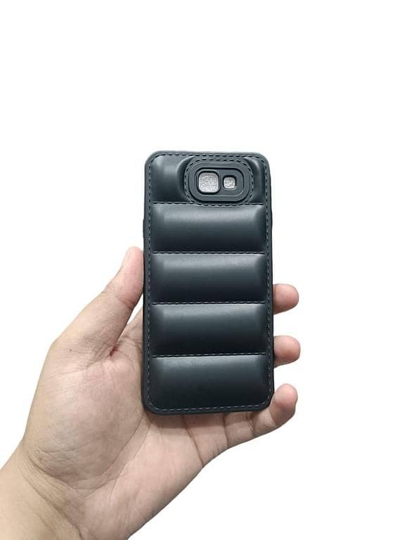 Samsung Galaxy J5 Prime Back Cover Soft Puffer Down Jacket Camera Protection Phone Case