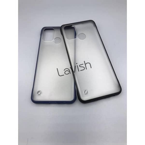 Realme C17 / Realme 7i Back Cover Rimless Design Case Matte Scrub Hard PC Shockproof Back Cover Framless