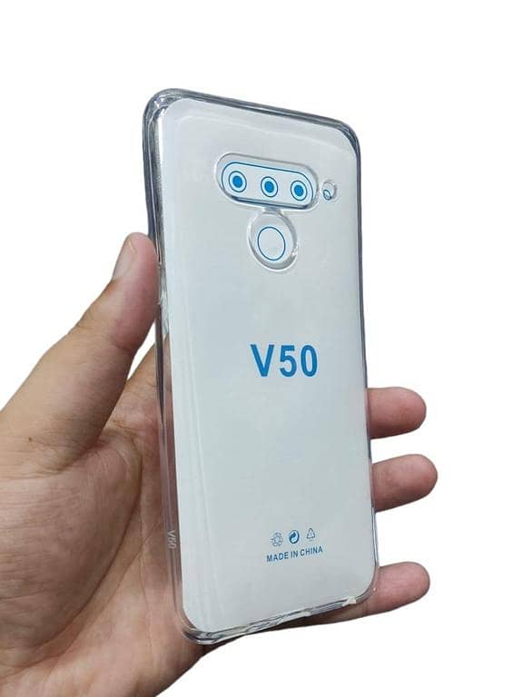 LG V50 Case Clear Soft TPU Anti Fall Shockproof Silicone Phone Back Cover for LG V50