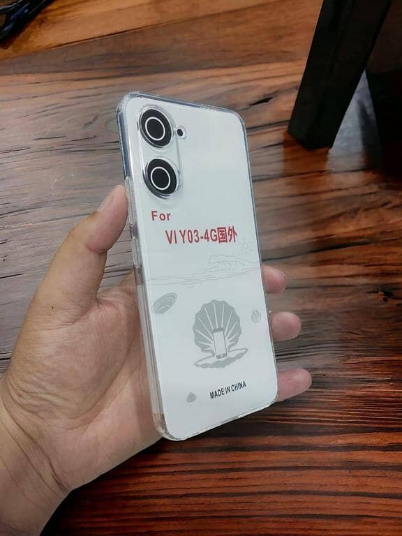Vivo Y03 4G / Y18 4G Back Cover Soft Clear Transparent Camera Protection Shockproof Phone Case Y18